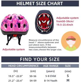 img 1 attached to 🚲 CPSC Certified Kids Bike Helmet & Protective Gear Set: Skateboard Helmet with Adjustable Youth Helmet, Knee Elbow Pads & Wrist Guards - Ideal for Cycling, Scooter, Rollerblading (5-14 Years)