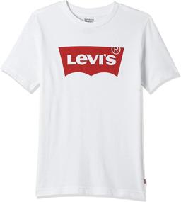 img 4 attached to 👕 Классическая футболка Levi's для мальчиков с изображением логотипа Batwing