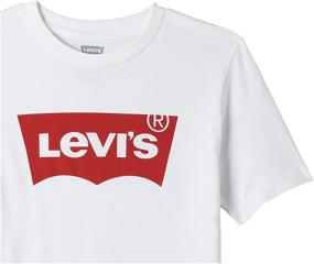 img 2 attached to 👕 Классическая футболка Levi's для мальчиков с изображением логотипа Batwing