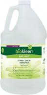 🍃 biokleen bac-out stain remover - 128 ounce - enzyme-based formula, eliminates stains & odors safely for clothes, carpet, and more - ideal for pet messes, wine spills, and diapers - eco-friendly & plant-based logo