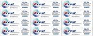 🪥 crest gum detoxify toothpaste, deep clean, travel size - pack of 12 (0.85 oz / 24g) logo