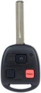 🔑 ocpty 1x lexus rx300 remote key fob replacement for 1999-2003 - uncut entry transmitter: adp12548701s n14tmtx-1 logo