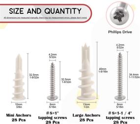 img 3 attached to 🔩 Пластиковый самонарезающий анкер для гипсокартона Hollow Wall Anchor Hilitchi