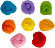 🎨 wistyria editions wr-906r wool roving variety pack, confetti colors, set of 8 logo