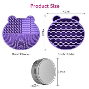 img 3 attached to 🧼 Quick & Easy Purple Silicone Storage Cleaning Remover