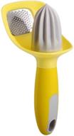 🍋 3 in 1 lemon zester tool - citrus zester, channel knife, citrus reamer, and grater with seed pip catcher - avoid mess with soft-touch grip - compact design for easy storage - dishwasher safe - by kitchendao logo