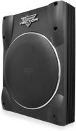 🔊 lanzar vctbs8 vector 8-inch super-slim 600-watt active high-power subwoofer enclosure: compact bass powerhouse for enhanced audio experience logo