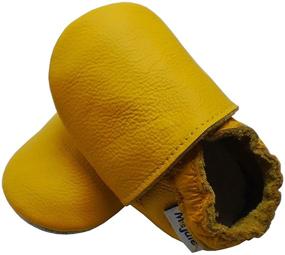 img 1 attached to 👞 Mejale Leather Moccasins: Anti-Slip Toddler Boys' Shoes - Slippers for Cute, Comfortable & Safe Playtime!