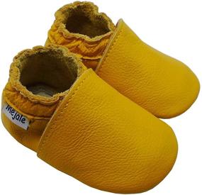 img 2 attached to 👞 Mejale Leather Moccasins: Anti-Slip Toddler Boys' Shoes - Slippers for Cute, Comfortable & Safe Playtime!