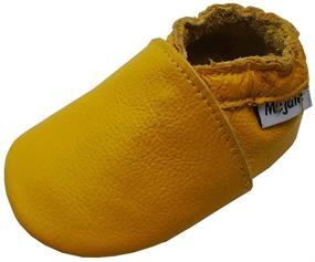 img 4 attached to 👞 Mejale Leather Moccasins: Anti-Slip Toddler Boys' Shoes - Slippers for Cute, Comfortable & Safe Playtime!