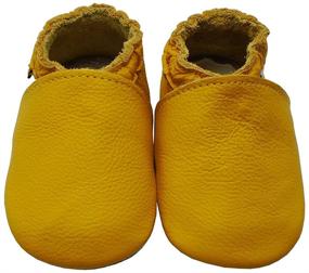 img 3 attached to 👞 Mejale Leather Moccasins: Anti-Slip Toddler Boys' Shoes - Slippers for Cute, Comfortable & Safe Playtime!