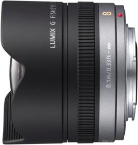 img 1 attached to 📷 Panasonic Lumix G Fisheye Lens, 8mm, F3.5, Micro Four Thirds, H-F008 - USA Black: A High-Quality Mirrorless Option