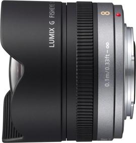 img 3 attached to 📷 Panasonic Lumix G Fisheye Lens, 8mm, F3.5, Micro Four Thirds, H-F008 - USA Black: A High-Quality Mirrorless Option