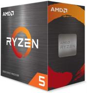 amd ryzen 5 5600x: unlocked 6-core processor with wraith stealth cooler for desktops логотип
