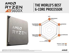 img 2 attached to AMD Ryzen 5 5600X: Unlocked 6-core Processor with Wraith Stealth Cooler for Desktops
