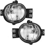 🚛 ram durango pickup truck fog lights lamps replacement - driver and passenger pair 55077475ae 55077474ae logo