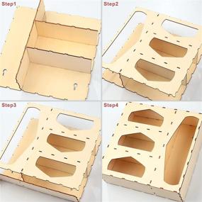 img 2 attached to 👜 Wooden Bag Storage Organizer - Baggie Holder for Drawers or Wall Mount - Sandwich Bag Storage Dispenser for Kitchen, Home, Living Room, and Snacks