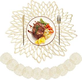 img 4 attached to Салфетки с нескользящей изоляцией для украшения ресторана