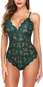 img 4 attached to Avidlove Lingerie Babydoll Bodysuit Romper Women's Clothing and Lingerie, Sleep & Lounge