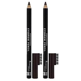 img 3 attached to 🖋️ Rimmel London Professional Eyebrow Pencil Duo - Dark Brown - Pack of 2