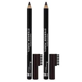img 4 attached to 🖋️ Rimmel London Professional Eyebrow Pencil Duo - Dark Brown - Pack of 2