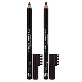 img 1 attached to 🖋️ Rimmel London Professional Eyebrow Pencil Duo - Dark Brown - Pack of 2