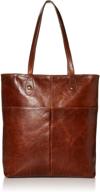 👜 frye melissa cognac simple tote - women's handbags, wallets, and totes logo