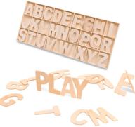 letters unfinished alphabet painting decorations logo
