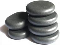 🔥 activebliss hot stones set - 6 large 3.15in essential massage stones for professional or home spa: relaxation, healing & pain relief logo