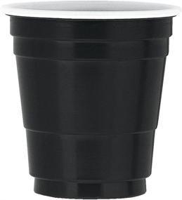 img 2 attached to Plastic Black Shot Glasses 20Ct