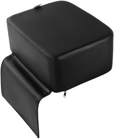 img 1 attached to 🪑 Artist Hand Children Leather Cushion Oversize Barber Salon Booster Seat - Enhance Salon Experience with Spa Equipment in Classic Black