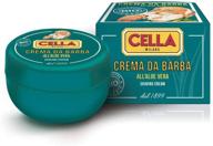 organic aloe vera shaving soap by cella - 150g logo