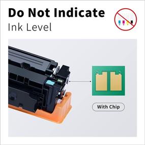 img 3 attached to 🖨️ LEMERO (with Chip) Remanufactured Toner Cartridge Set for HP 414A 414X - W2020A W2021A W2022A W2023A, Compatible with Color Laserjet Pro MFP M479fdw M454dw, Black Cyan Magenta Yellow, Pack of 4