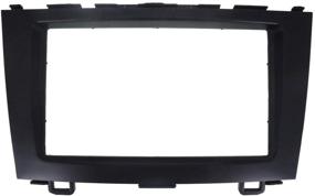 img 3 attached to 🚗 2 Din автомагнитола рамка панели фасции для Honda CRV 2007-2012 - радио-стерео панель YuYue, DVD стерео CD панель установки на панель приборов в черном цвете.