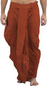 img 4 attached to Exotic India Ready Plain Dhoti Men's Clothing and Sleep & Lounge