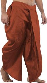 img 3 attached to Exotic India Ready Plain Dhoti Men's Clothing and Sleep & Lounge