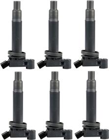 img 4 attached to ENA Set of 6 Ignition Coil Pack Compatible with Toyota Lexus Avalon Camry Highlander Sienna ES300 RX300 V6 1MZFE Engine Only Replacement for C1175 UF-267: Improved Performance and Reliable Engine Ignition Coils for Toyota and Lexus Vehicles