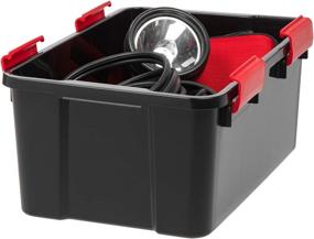 img 1 attached to IRIS Quart WEATHERTIGHT Storage Black Storage & Organization