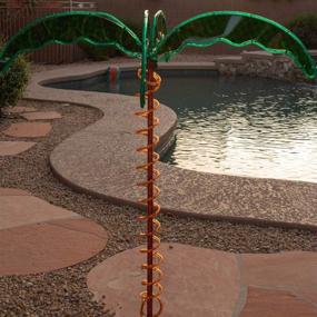 img 2 attached to 🌴 Enhance Your Indoor and Outdoor Décor with the Green LongLife 7-Feet Decorative Lighted Palm Tree!