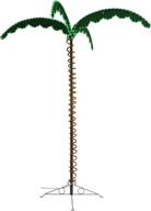 🌴 enhance your indoor and outdoor décor with the green longlife 7-feet decorative lighted palm tree! logo