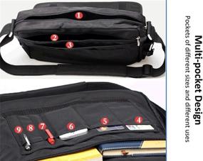 img 1 attached to Scioltoo Briefcases Waterproof Messenger Lightweight Laptop Accessories