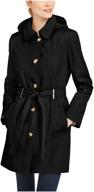 calvin klein womens button trench logo