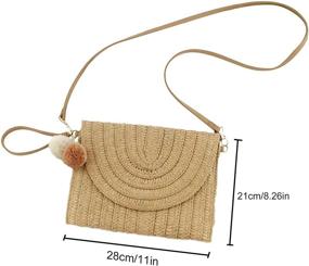 img 1 attached to 👜 Stylish Bohemian Handwoven Crossbody: CHIC DIARY Women's Handbags & Wallets for Wristlets