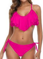 👙 flirty flounce swimsuit: a must-have triangle women's clothing for swimsuits & cover ups logo