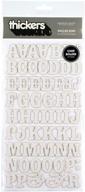american crafts 42864 thickers chipboard logo