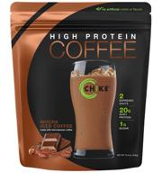 ☕ chike mocha high protein iced coffee: 20g protein, 2 shots espresso, 1g sugar, keto & gluten free, 14 servings (15.3oz) logo