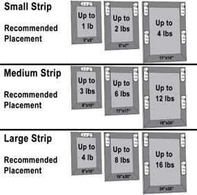 img 2 attached to 🖼️ Command Strips 17204Blk-Es Picture Hanging Medium Kit