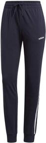 img 4 attached to 👖 adidas Women's Essentials 3-Stripes Tricot Open Hem Pants - Perfect Blend of Style and Comfort!