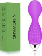 💜 kingwand wireless mini electric massager - usb rechargeable, waterproof | ideal for sports recovery, relieving muscle aches | vibrant purple логотип