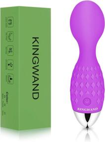 img 4 attached to 💜 KINGWAND Wireless Mini Electric Massager - USB Rechargeable, Waterproof | Ideal for Sports Recovery, Relieving Muscle Aches | Vibrant Purple